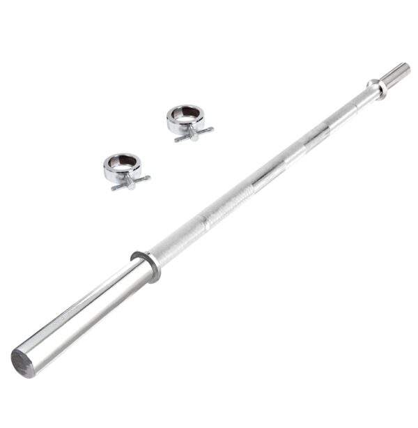 Kore 26 mm Crome Plated Barbells (3 feet, 4 feet, 5feet, 6 feet, 7 feet) Weight Lifting Bar with 2 Locks